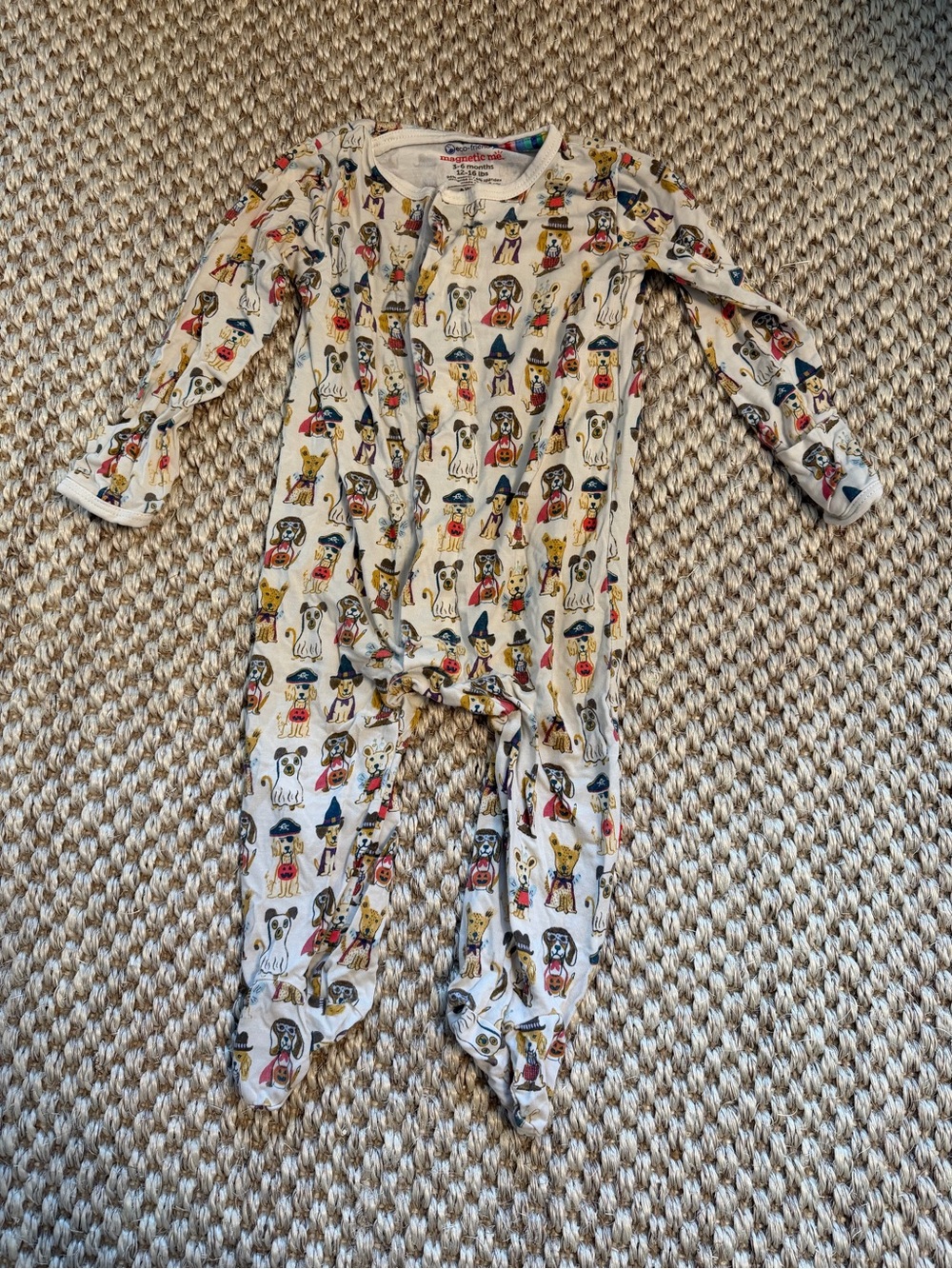 Magnetic Me Halloween Dogs Footie PJs
